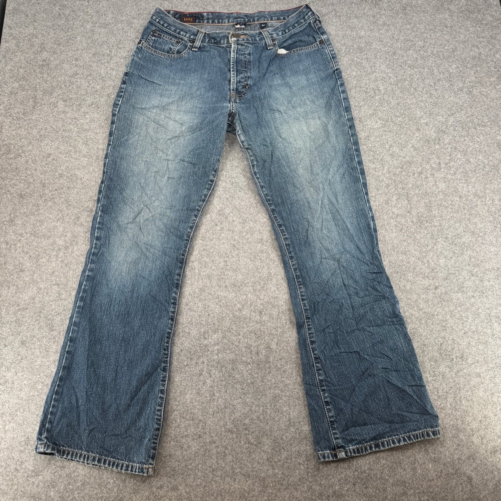 Y2K Abercrombie & Fitch Jeans Womens 8R 1892 Bootcut Blue Medium Wash EUC